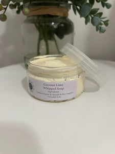 Coconut Lime Whipped Soap 100g